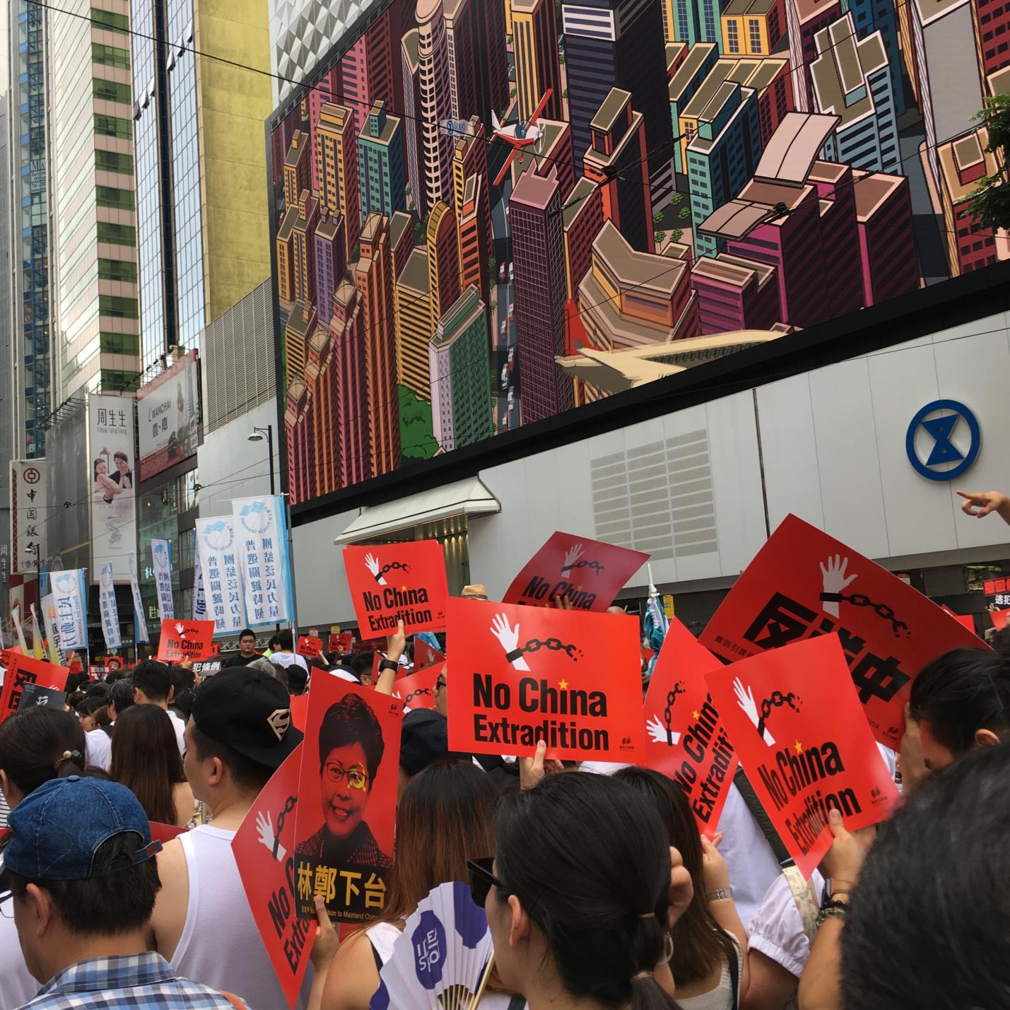 Protest the new extradition-to-China law