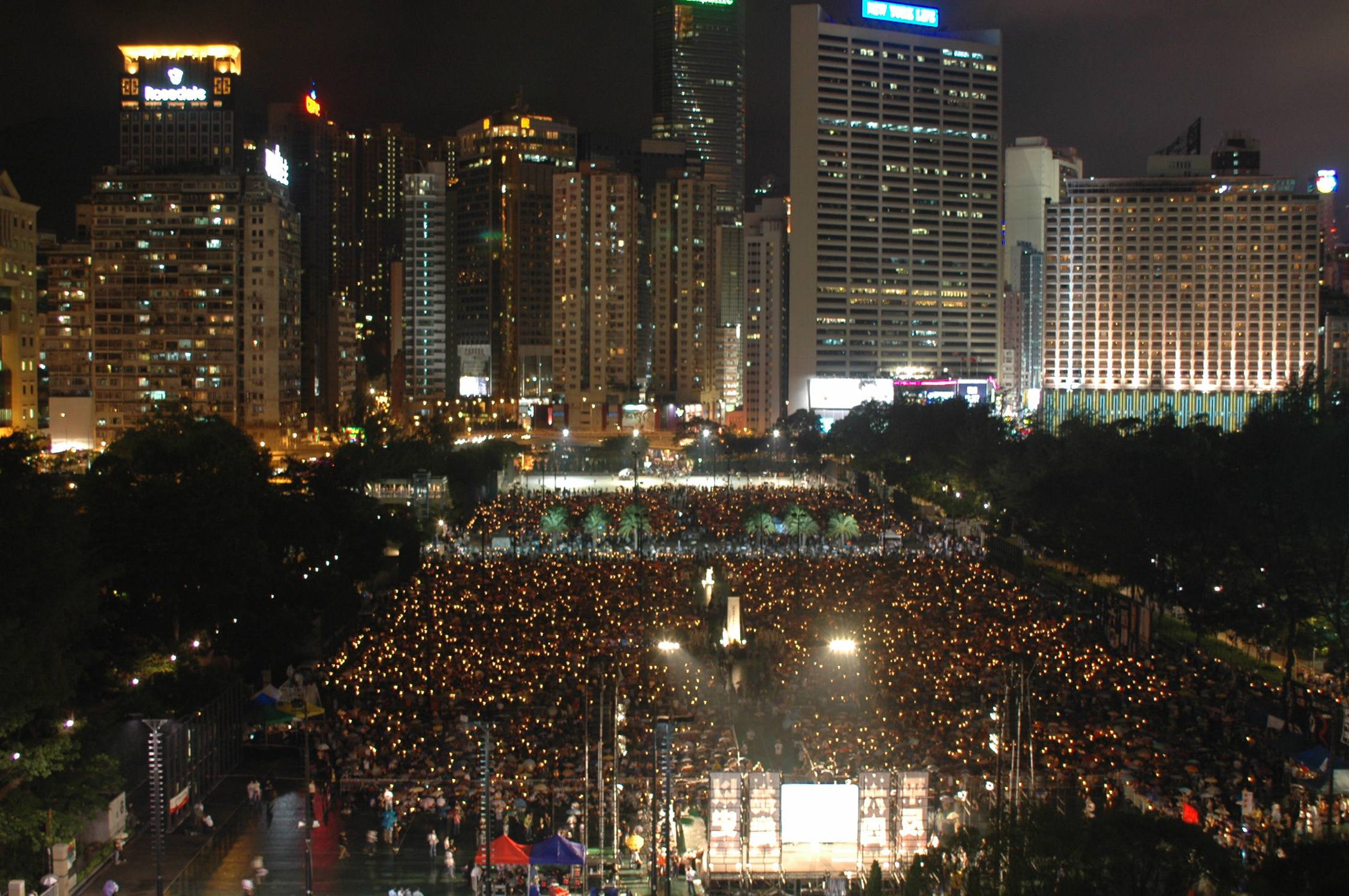 香港維園六四晚會